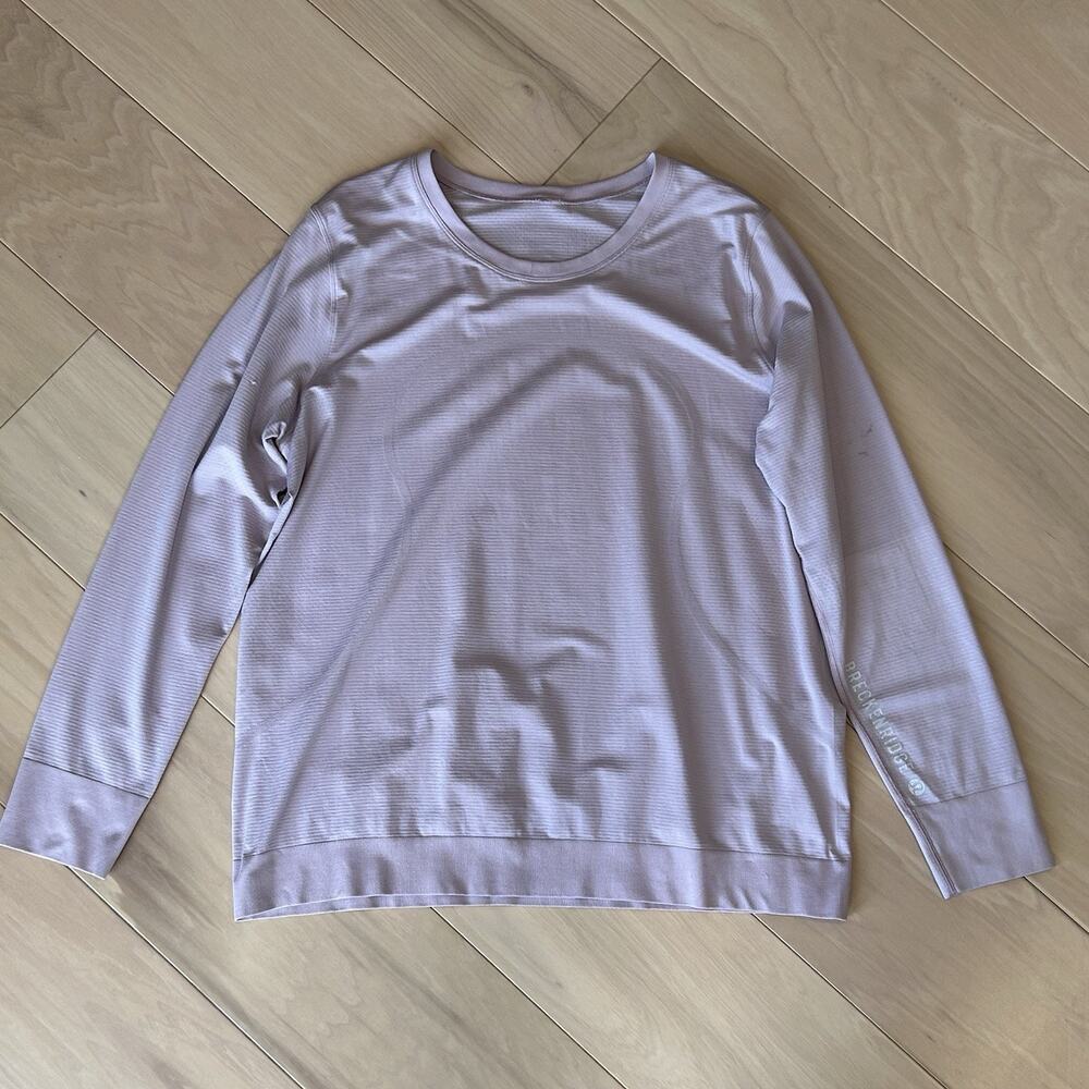 Distressed Lululemon Swiftly Relaxed Top Long Sleeve *Distressed Women’s 14